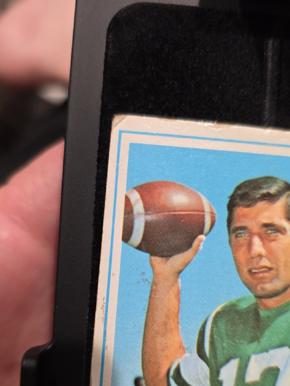 1968 Joe Namath Topps New York Jets Football Card Fair Condition - Picture 4 of 6
